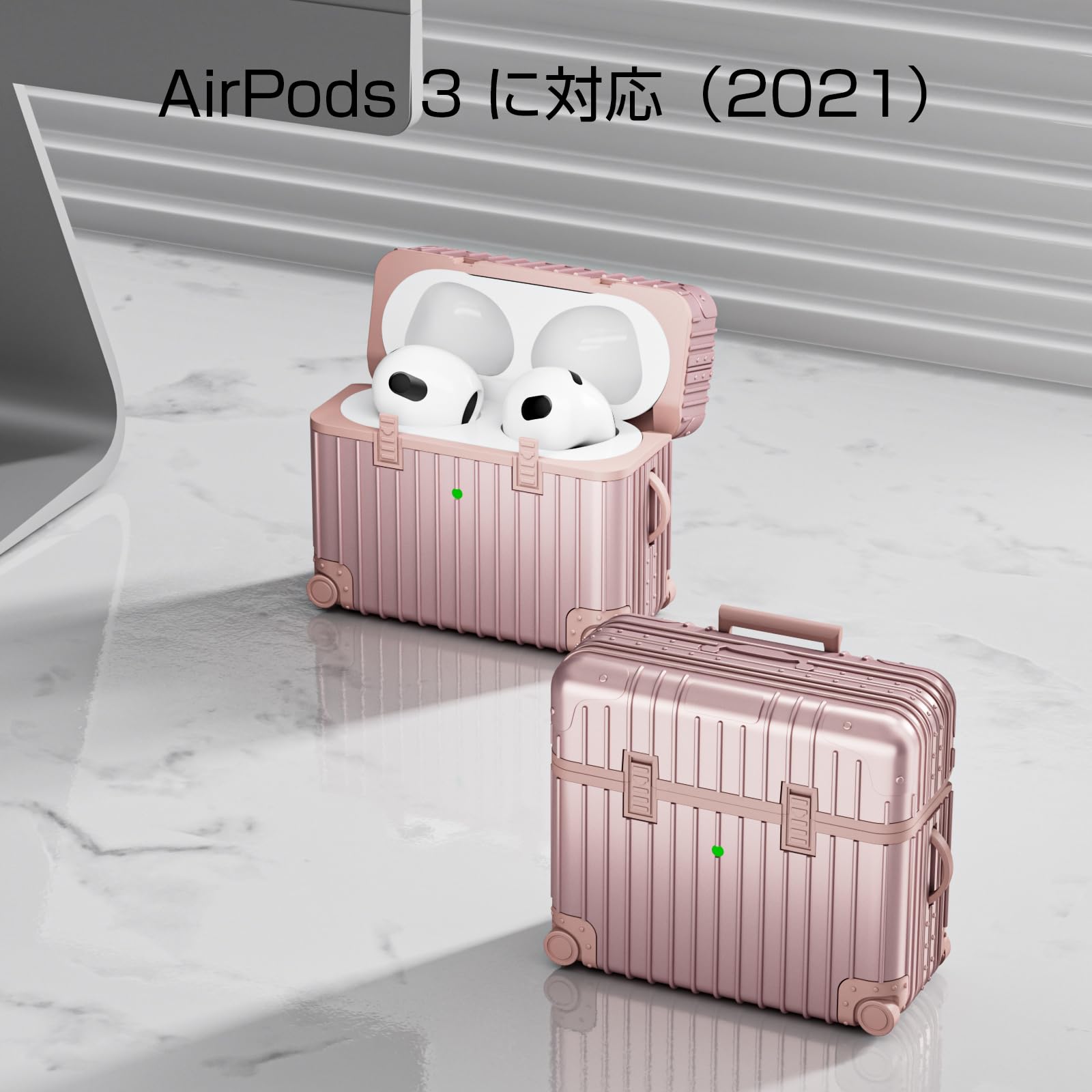 Amazon | V-MORO AirPods 3ケース 2021 AirPods 第3世代専用カバー
